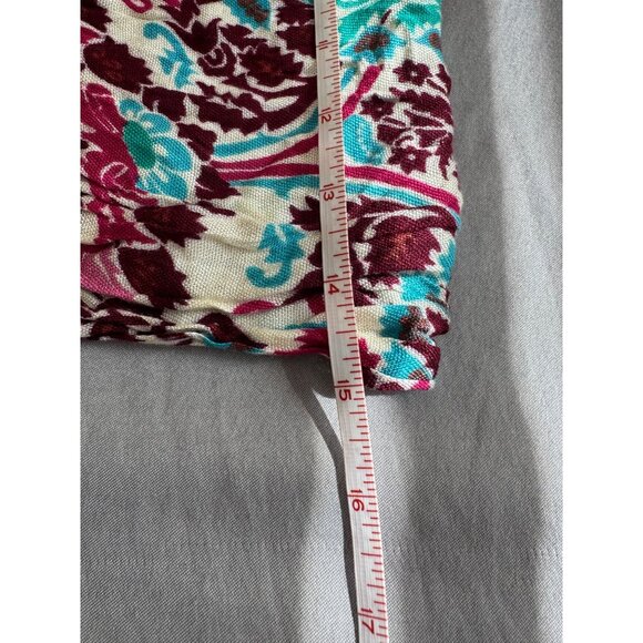 Vivante By VSA Floral Multicolor Lightweight Viscose Scarf/Shawl - Picture 8 of 9